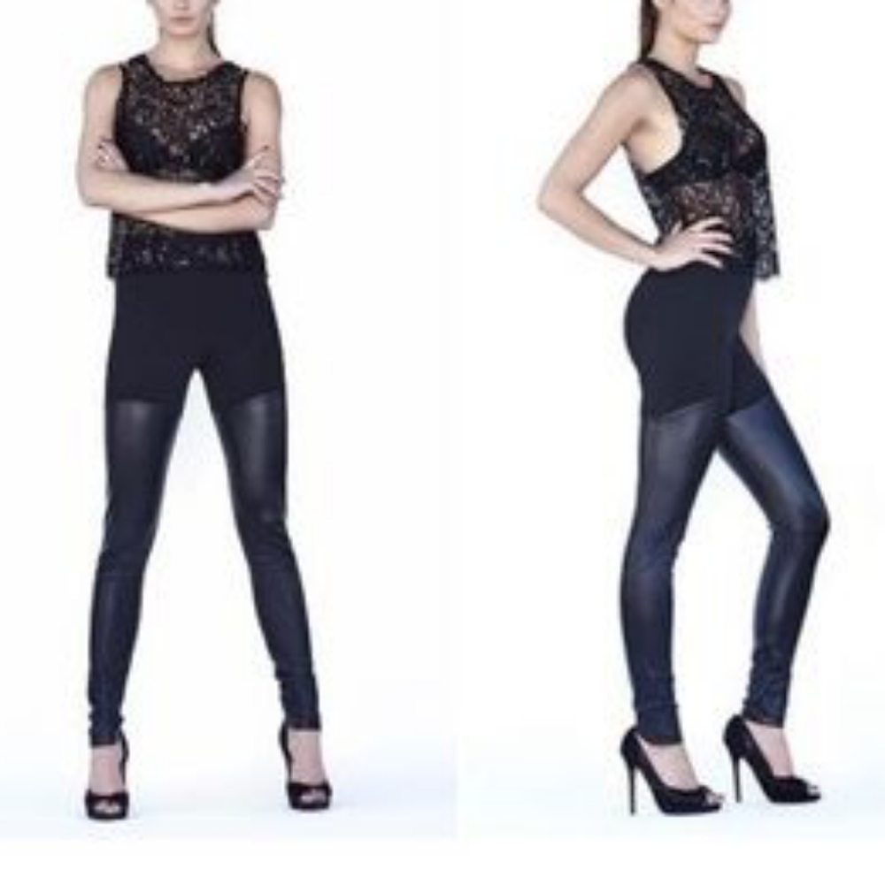 MINXX Simeon Thigh High Faux Leather Legging